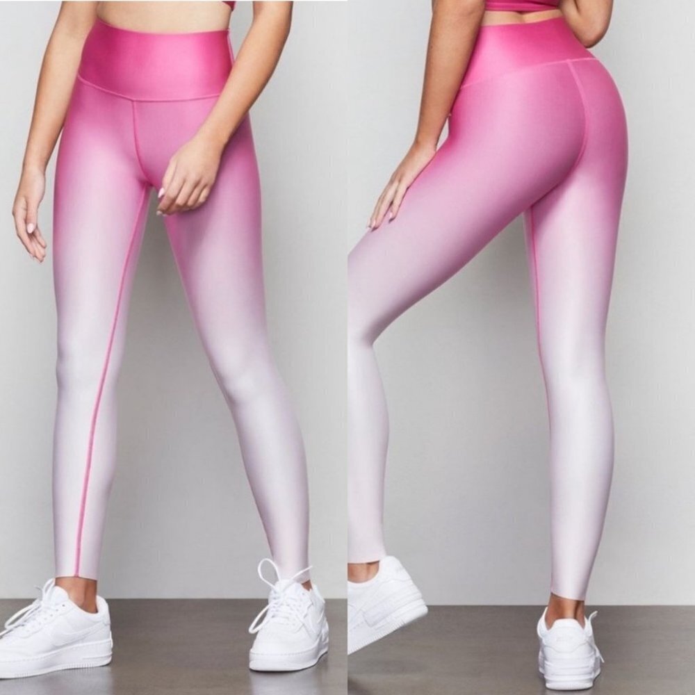 Good American Pink Ombré leggings size Medium 2